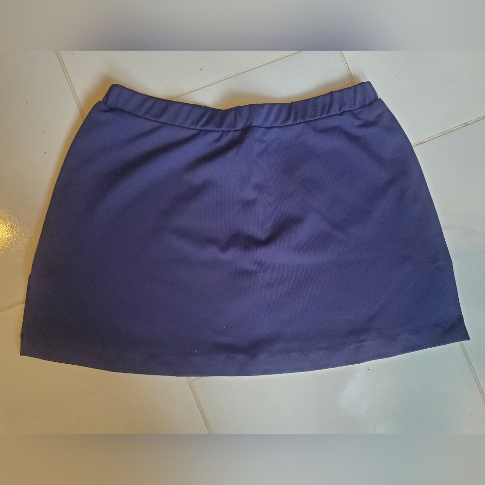Navy Blue Women's Cheer Mini Skirt